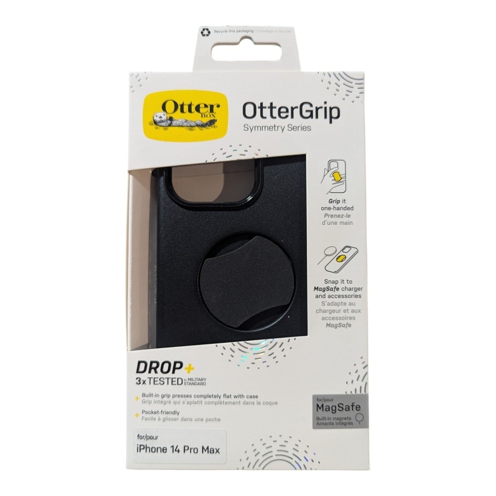 H3. OtterBox OtterGrip Symmetry Case for‎ Apple iPhone 14 Pro Max - Black